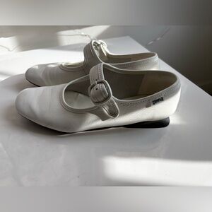Camper Women's White Mary Jane Flats